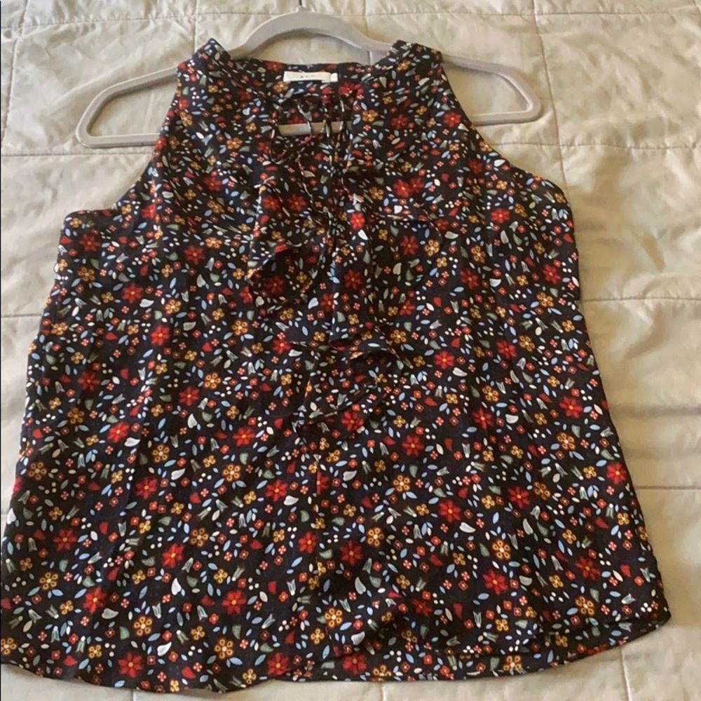A.L.C. 100% silk floral top